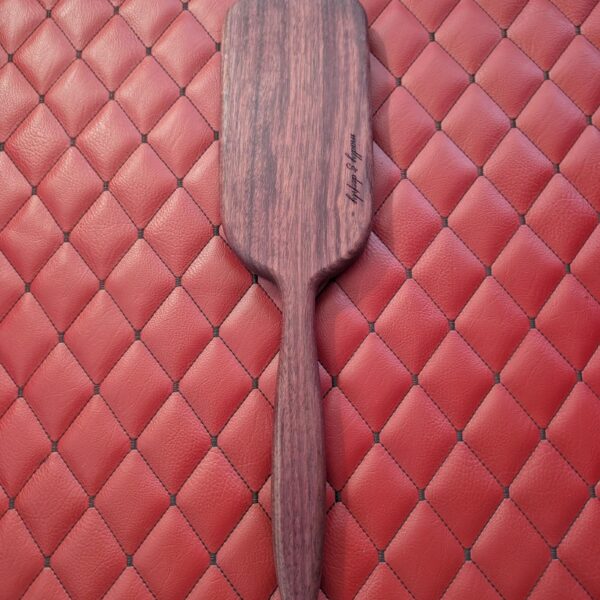 Large Handmade Purpleheart Wood Spanking Paddle – Heavy, Thuddy Impact Play Tool