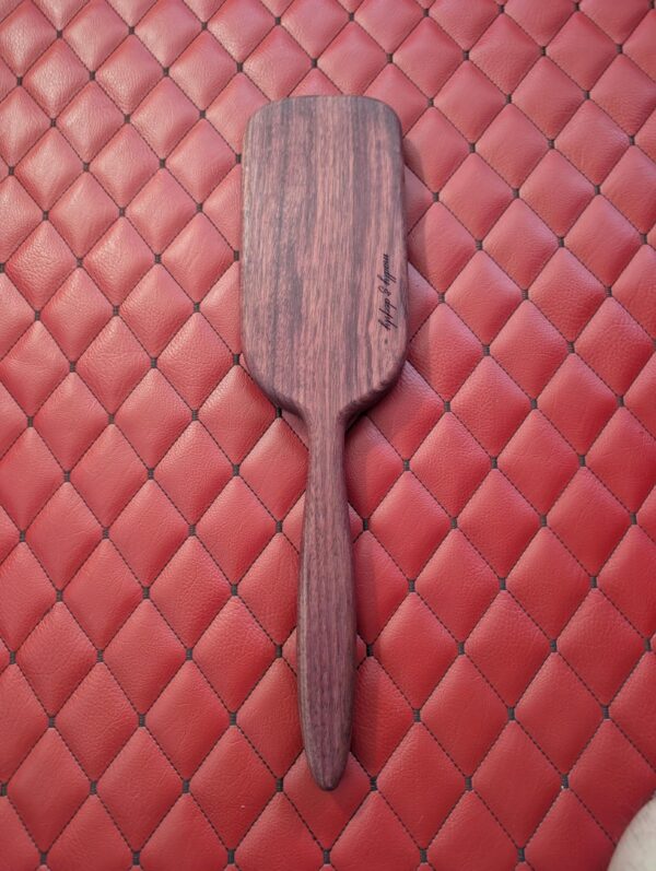 Large Handmade Purpleheart Wood Spanking Paddle – Heavy, Thuddy Impact Play Tool