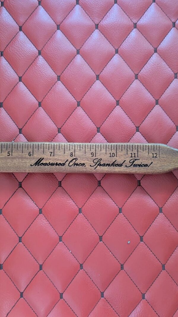 Sapele Wood Paddle Ruler: Custom Engraved Spanking Tool