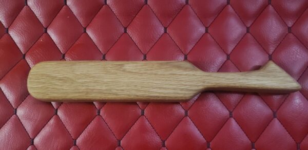 Handmade White Oak Spanking Paddle - BDSM Gear Kink Impact Play, Ergonomic Grip