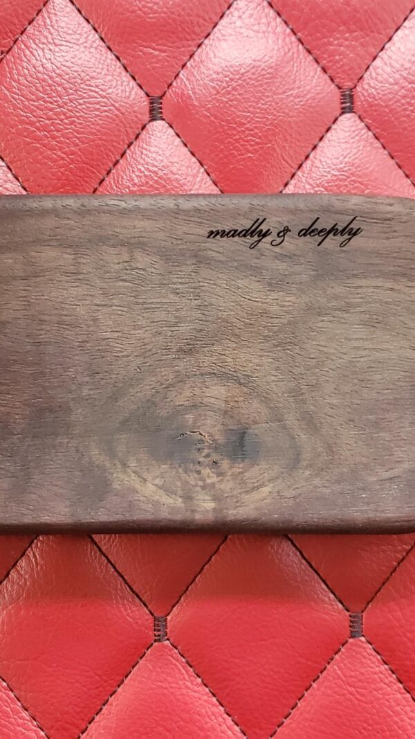 Walnut BDSM Gear Spanking Wooden Paddle: Vintage Hairbrush Style