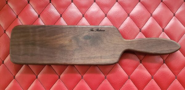il_fullxfull.6574101057_bhwd.jpg Walnut BDSM Gear Spanking Wooden Paddle: Vintage Hairbrush Style