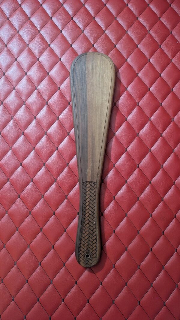il_fullxfull.8657442618_r3ul.jpg Walnut Bat Paddle – Handcrafted BDSM Gear Spanking Wooden Paddle