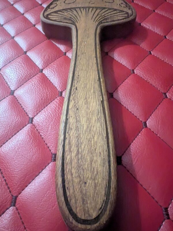 il_fullxfull.8657480120_l1rx.jpg Hardwood Mushroom – Handcrafted Oak Impact Paddle Cosplay Fairy