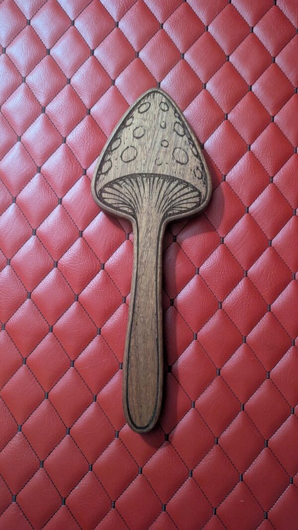 Hardwood Mushroom – Handcrafted Oak Impact Paddle Cosplay Fairy
