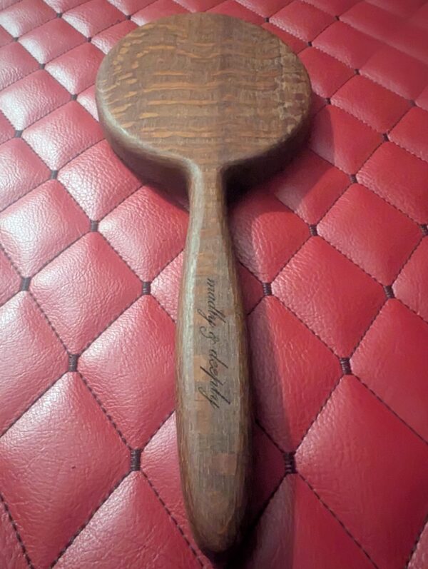 il_fullxfull.8657505030_8e8t.jpg Large Round Handcrafted Leopardwood Wood Paddle – Hand mirror style