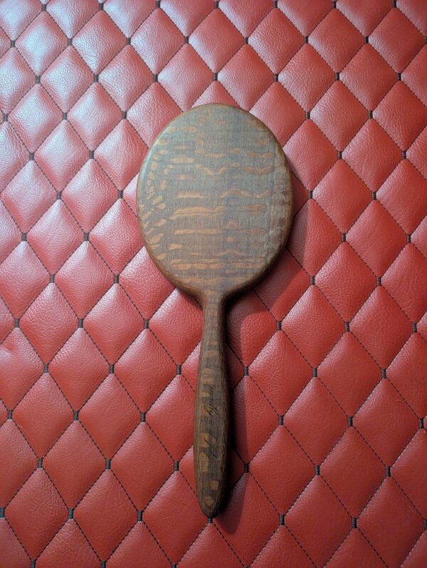 il_fullxfull.8657505074_6ewf.jpg Large Round Handcrafted Leopardwood Wood Paddle – Hand mirror style
