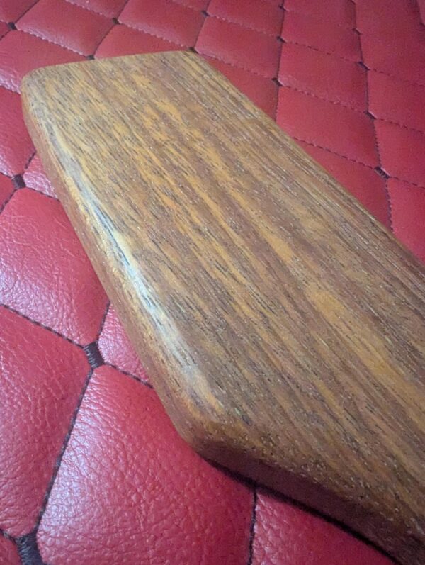 il_fullxfull.8705290079_kzqj.jpg The Rebecca II - Indian Walnut BDSM paddle Vintage hairbrush styled design.